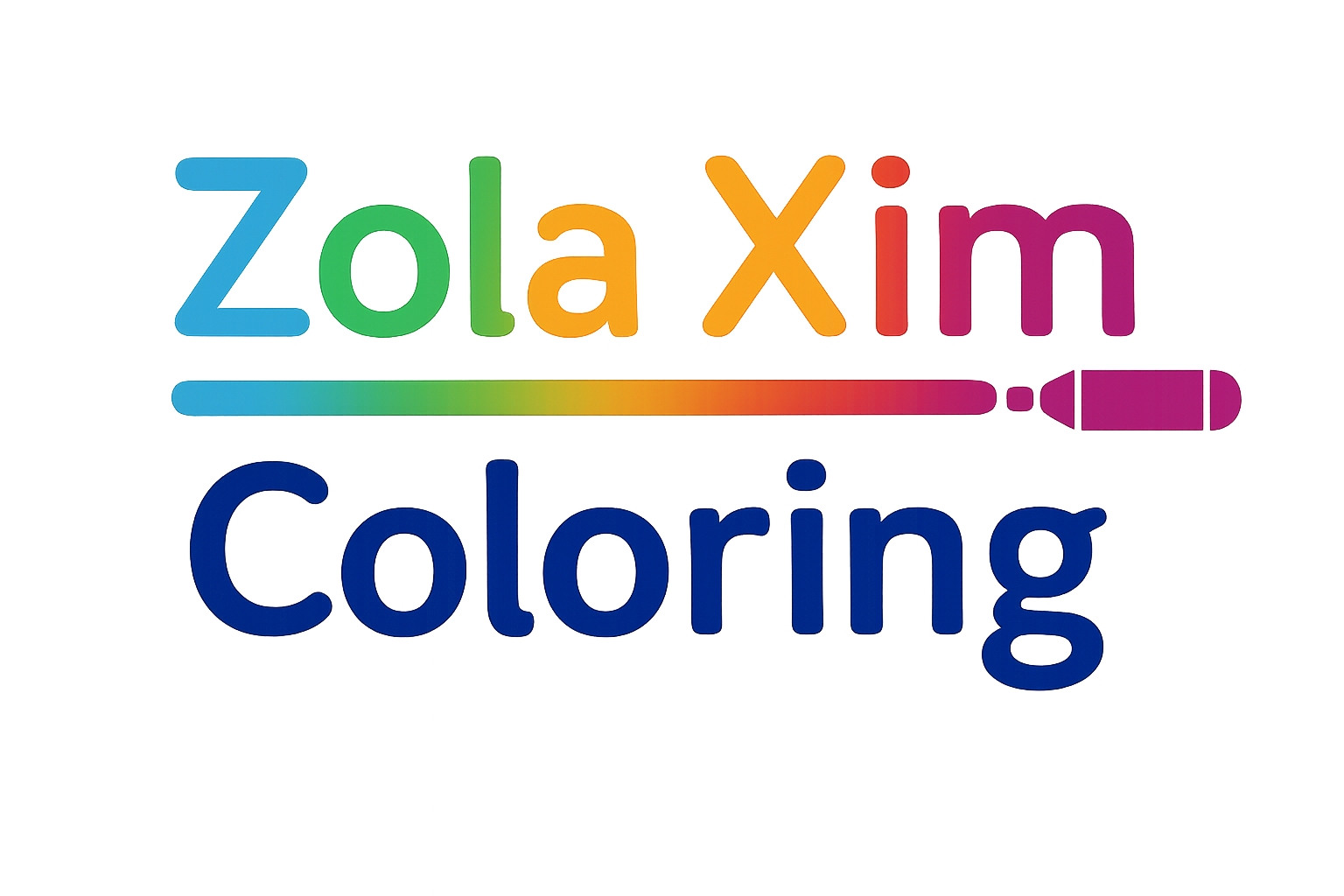 Monochrome Coloring Books & Printables Logo